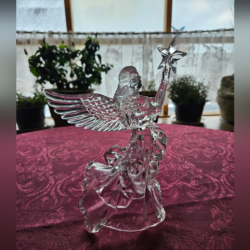VINTAGE Christmas tree angel Topper